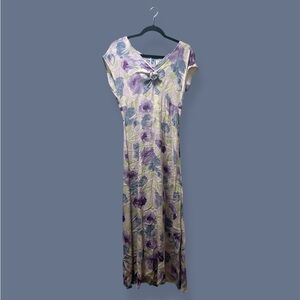 Vintage CDC Carmen Desiree Company Floral Midi Maxi Dress